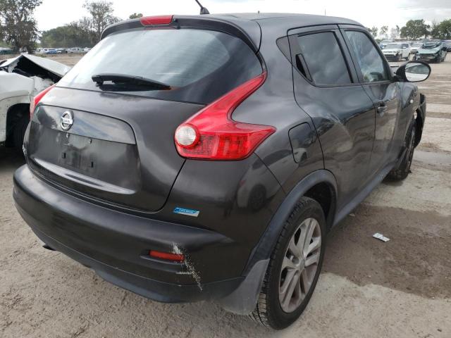 JN8AF5MR6CT114598 - 2012 NISSAN JUKE S GRAY photo 4