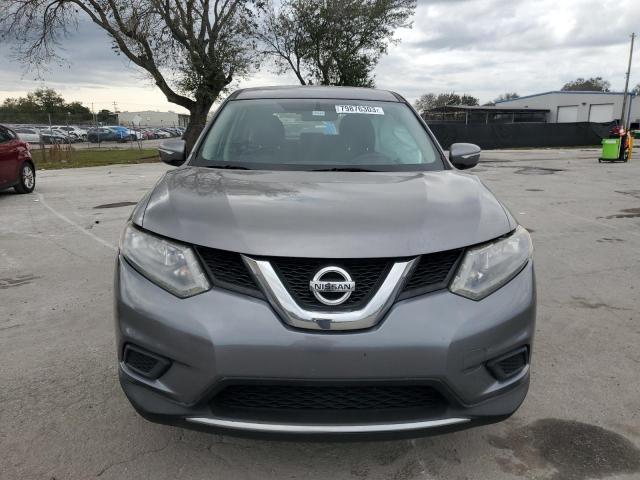 KNMAT2MT6FP562674 - 2015 NISSAN ROGUE S GRAY photo 5