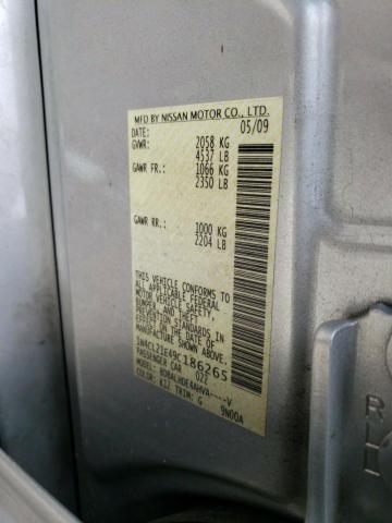 1N4CL21E49C186265 - 2009 NISSAN ALTIMA HYBRID SILVER photo 12