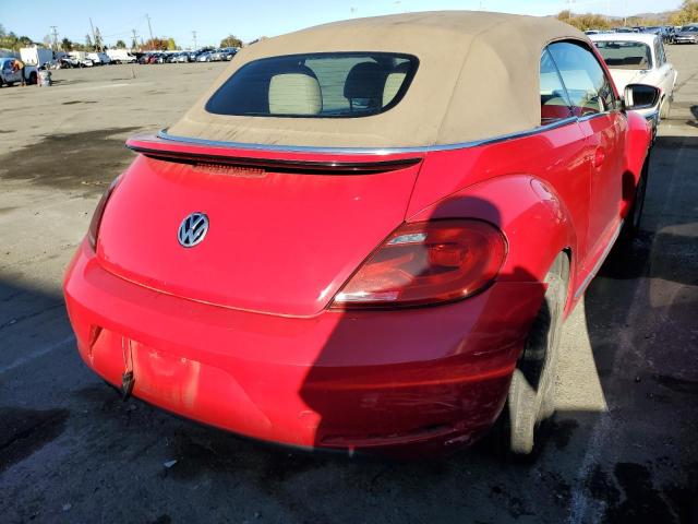 3VW5P7AT0DM800459 - 2013 VOLKSWAGEN BEETLE RED photo 3