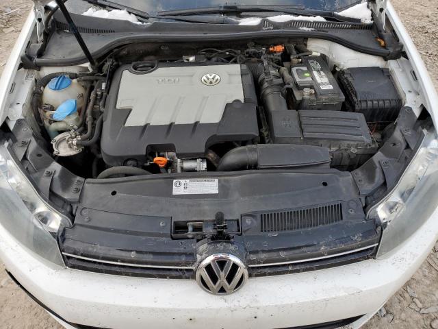 3VWML7AJ8CM651223 - 2012 VOLKSWAGEN JETTA TDI WHITE photo 11