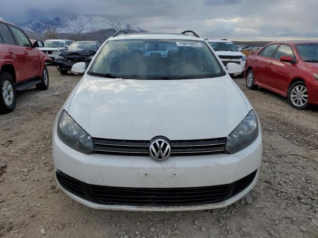 3VWML7AJ8CM651223 - 2012 VOLKSWAGEN JETTA TDI WHITE photo 5