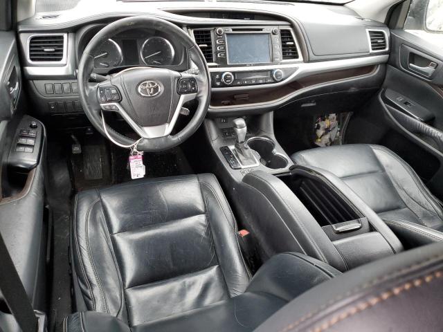 5TDJKRFH1ES007186 - 2014 TOYOTA HIGHLANDER XLE GRAY photo 8