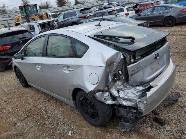 JTDKN3DU9C5455378 - 2012 TOYOTA PRIUS SILVER photo 2