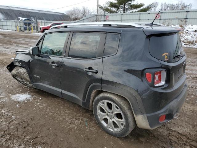 ZACCJADT0GPC50735 - 2016 JEEP RENEGADE LIMITED BLACK photo 2