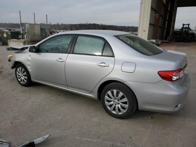 2T1BU4EE7CC851697 - 2012 TOYOTA COROLLA BASE SILVER photo 2