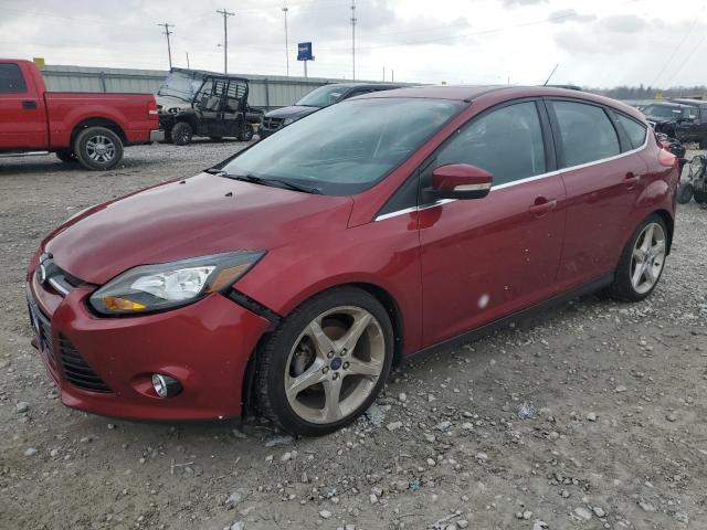 1FADP3N22EL126624 - 2014 FORD FOCUS TITANIUM RED photo 1