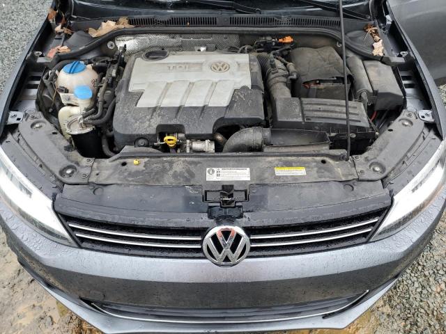 3VWLL7AJ4EM435495 - 2014 VOLKSWAGEN JETTA TDI SILVER photo 11