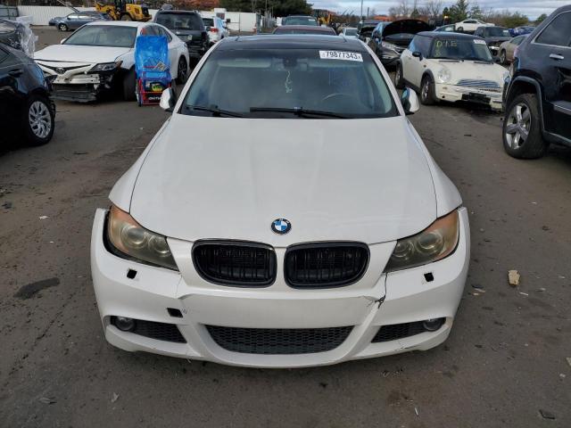 WBAVB73558FV75460 - 2008 BMW 335 I WHITE photo 5