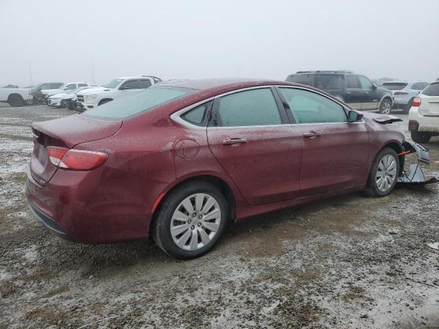 1C3CCCFB9FN550876 - 2015 CHRYSLER 200 LX BURGUNDY photo 3