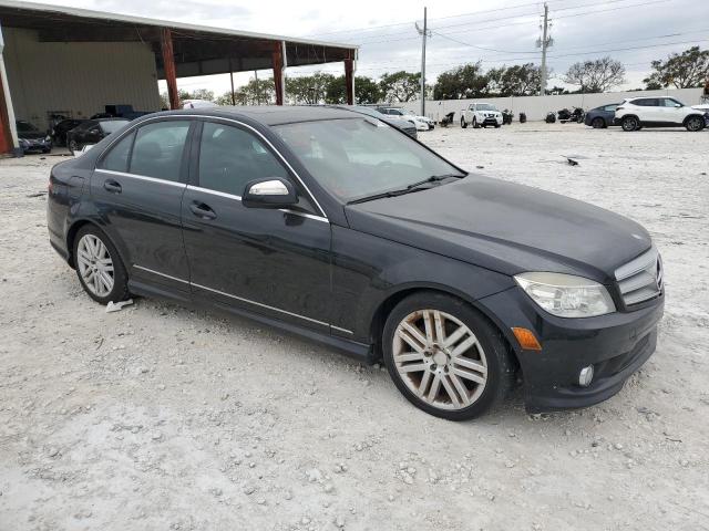 WDDGF54X39R072584 - 2009 MERCEDES-BENZ C 300 BLACK photo 4