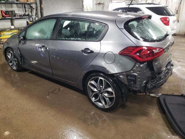 KNAFZ5A31F5274922 - 2015 KIA FORTE SX GRAY photo 2