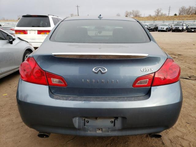 JNKBV61FX8M255435 - 2008 INFINITI G35 BLUE photo 6