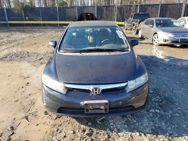 1HGFA16848L105646 - 2008 HONDA CIVIC EX BLACK photo 5