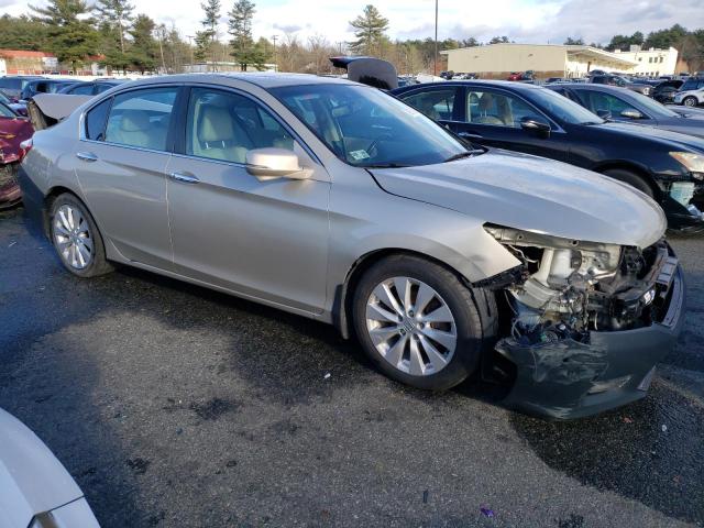 1HGCR2F8XDA066522 - 2013 HONDA ACCORD EXL GOLD photo 4