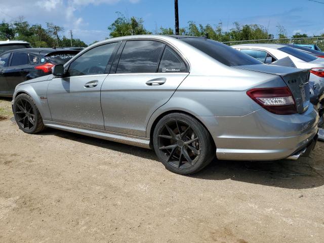 WDDGF77X39F231127 - 2009 MERCEDES-BENZ C 63 AMG SILVER photo 2