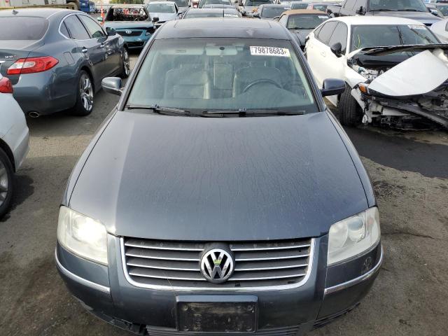 WVWPD63B33P296680 - 2003 VOLKSWAGEN PASSAT GLS BLUE photo 5