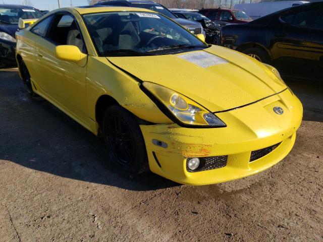 JTDDR32T450187606 - 2005 TOYOTA CELICA GT YELLOW photo 4