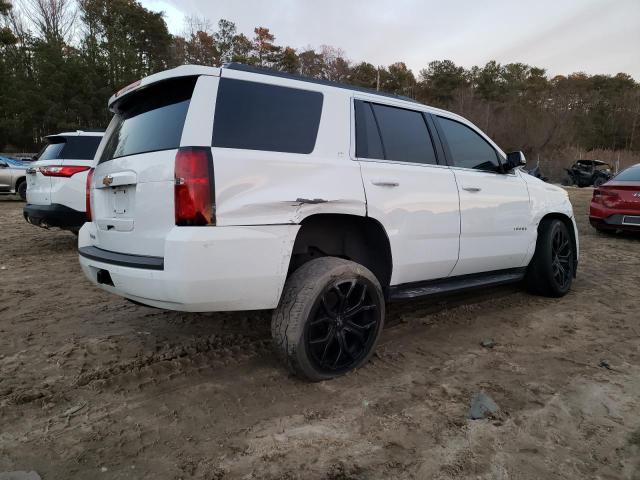 1GNSKBKC7KR346106 - 2019 CHEVROLET TAHOE K1500 LT WHITE photo 3