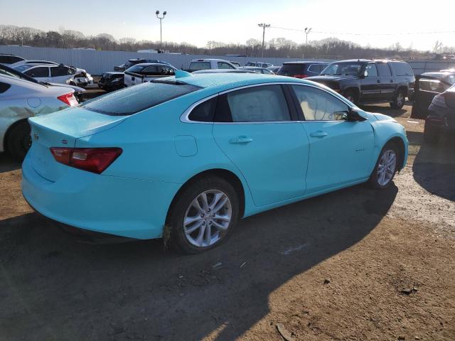 1G1ZF5SU4JF292519 - 2018 CHEVROLET MALIBU HYBRID TURQUOISE photo 3