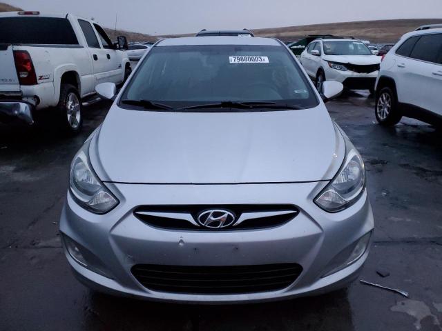 KMHCU4AE2CU227671 - 2012 HYUNDAI ACCENT GLS SILVER photo 5