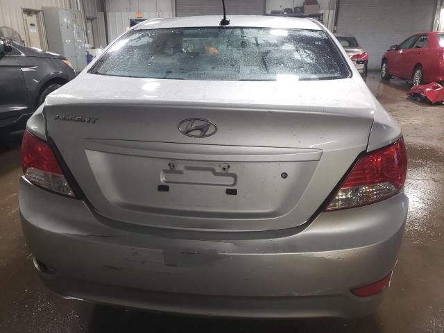 KMHCU4AE0CU167910 - 2012 HYUNDAI ACCENT GLS SILVER photo 6