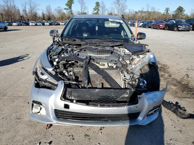 JN1BV7AP2EM675141 - 2014 INFINITI Q50 BASE SILVER photo 5