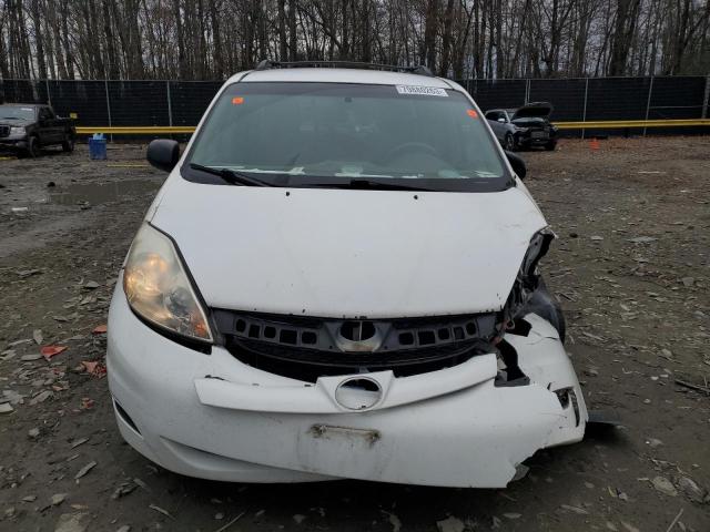 5TDZA23C26S447229 - 2006 TOYOTA SIENNA CE WHITE photo 5