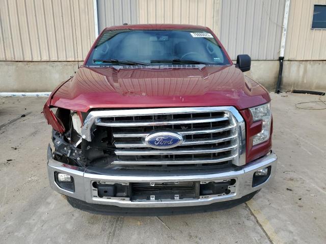 1FTEW1CG6FFD01655 - 2015 FORD F150 SUPERCREW RED photo 5