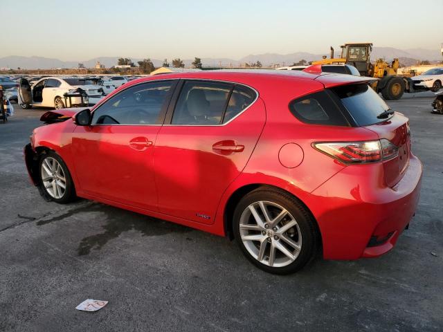 JTHKD5BH8H2287129 - 2017 LEXUS CT 200 RED photo 2