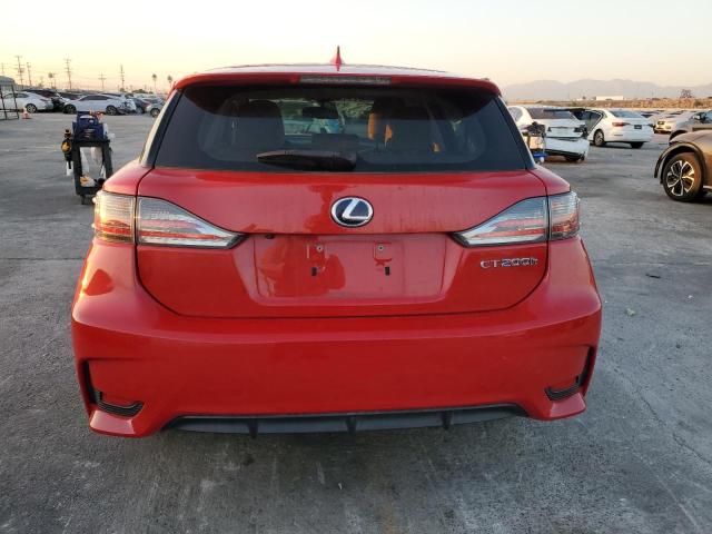 JTHKD5BH8H2287129 - 2017 LEXUS CT 200 RED photo 6