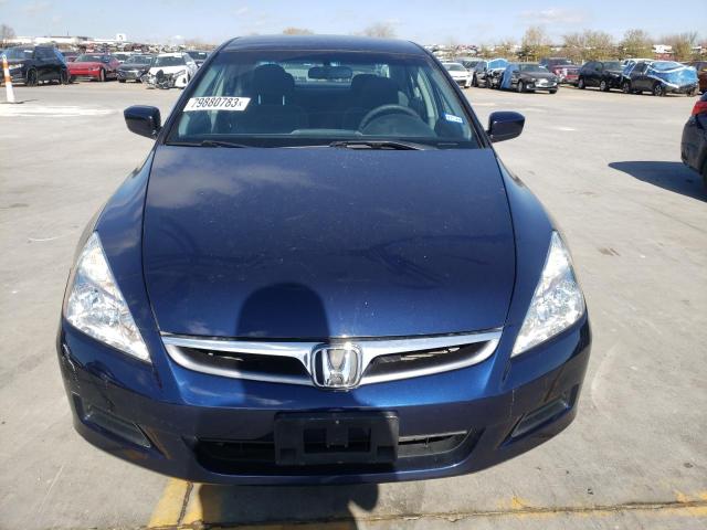 1HGCM664X7A095221 - 2007 HONDA ACCORD SE BLUE photo 5