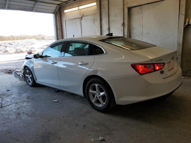 1G1ZB5STXHF242558 - 2017 CHEVROLET MALIBU LS WHITE photo 2