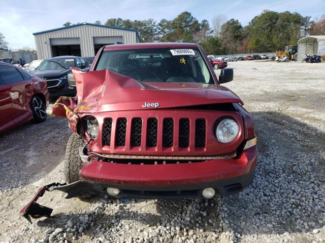 1C4NJPFA0FD419835 - 2015 JEEP PATRIOT LATITUDE MAROON photo 5