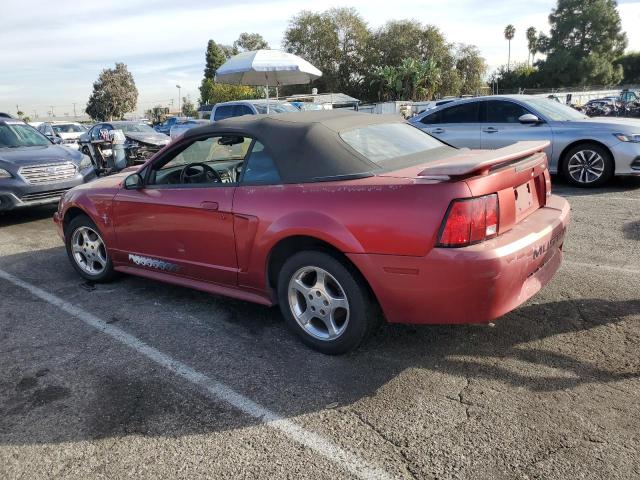 1FAFP44453F335997 - 2004 FORD MUSTANG RED photo 2