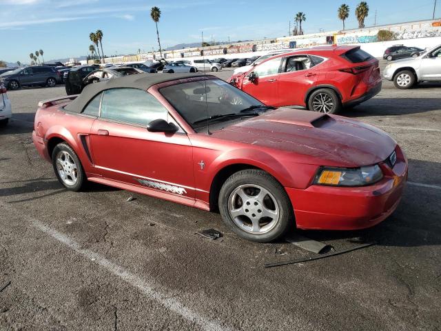 1FAFP44453F335997 - 2004 FORD MUSTANG RED photo 4