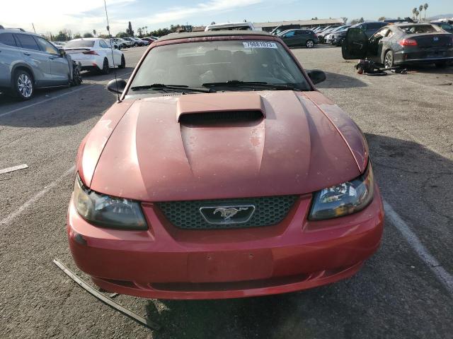 1FAFP44453F335997 - 2004 FORD MUSTANG RED photo 5