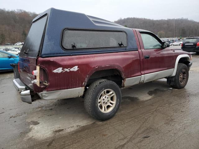 1D7GG46X33S363431 - 2003 DODGE DAKOTA SLT MAROON photo 3