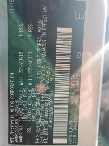 JTJBARBZ0K2202394 - 2019 LEXUS NX 300 BASE ვერცხლისფერი ფოტო 13