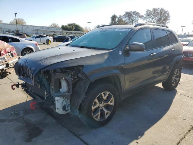 1C4PJMBS8FW524844 - 2015 JEEP CHEROKEE TRAILHAWK CHARCOAL photo 1