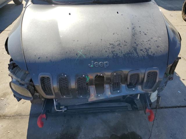 1C4PJMBS8FW524844 - 2015 JEEP CHEROKEE TRAILHAWK CHARCOAL photo 12
