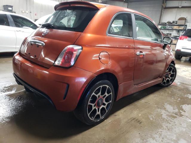 3C3CFFHH6DT612807 - 2013 FIAT 500 SPORT ORANGE photo 3