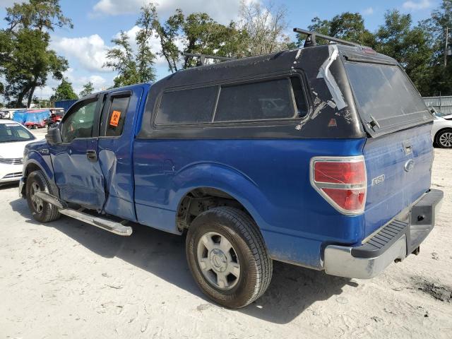 1FTEX1C8XAFD13001 - 2010 FORD F150 SUPER CAB BLUE photo 2