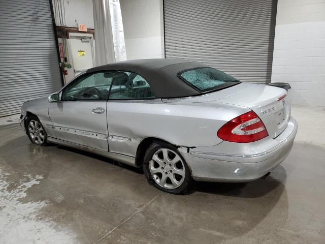 WDBTK65G74T031166 - 2004 MERCEDES-BENZ CLK 320 SILVER photo 2