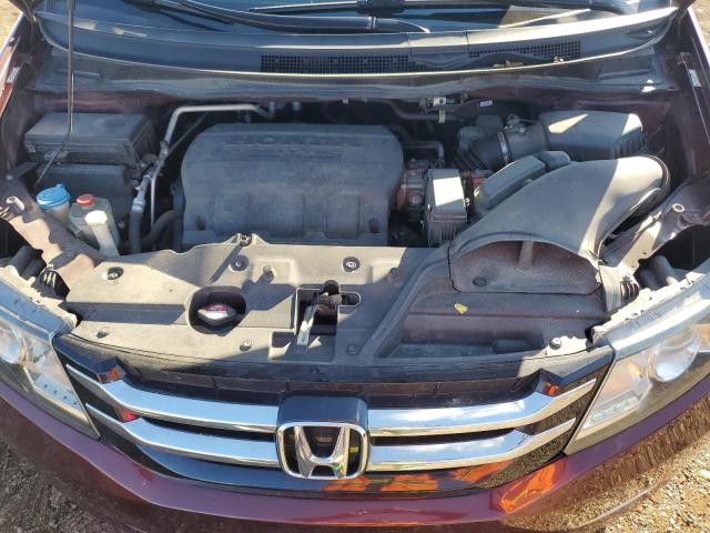 5FNRL5H68GB111377 - 2016 HONDA ODYSSEY EXL BURGUNDY photo 12