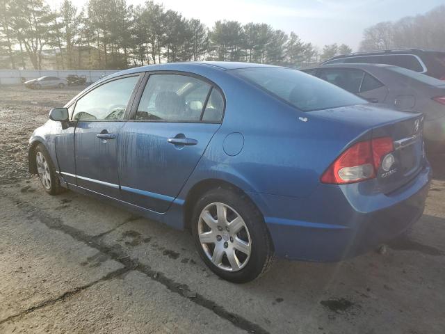 2HGFA1F5XBH542660 - 2011 HONDA CIVIC LX BLUE photo 2