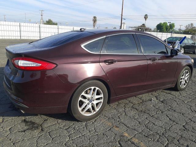 3FA6P0HR4DR347481 - 2013 FORD FUSION SE MAROON photo 3