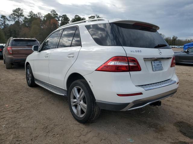 4JGDA5JB2FA486837 - 2015 MERCEDES-BENZ ML 350 WHITE photo 2