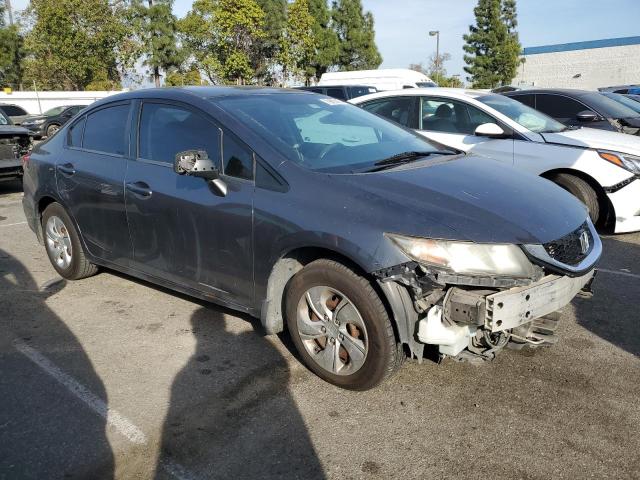 2HGFB2F52DH545381 - 2013 HONDA CIVIC LX GRAY photo 4