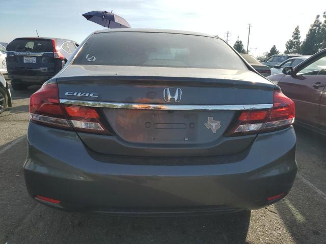 2HGFB2F52DH545381 - 2013 HONDA CIVIC LX GRAY photo 6